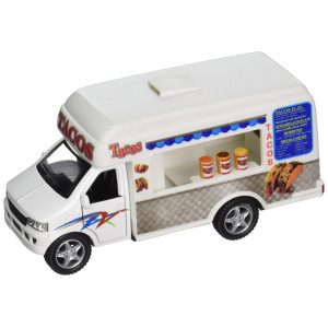 Taco Truck Die Cast Metal With Pullback Action