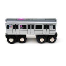 Munipals Wooden Railway Nyc Subway Car 7