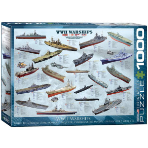 Eurographics Wwii War Ships 1000 Piece Puzzle 60000133