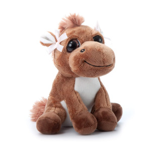 The Petting Zoo Horse Stuffed Animal Gifts For Kids Bright Eye Animals Horse Plush Toy 7 Inches