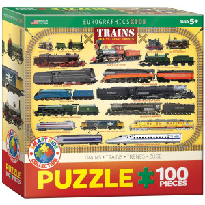 Trains 100 Piece Jigsaw Puzzle