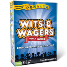 North Star Games Wits Wagers Family Edition Kid Friendly Party Game And Trivia