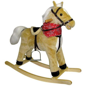 Charm Co Buffy Horse Rocker Moving Mouth Tail Ride On