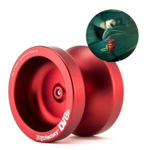 Yoyofactory Dv888 Metal Yoyo Red Beginner Friendly Yoyo Spare String And Tips Included