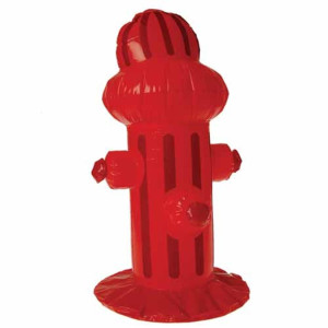 Us Toy Inflatable Fire Hydrant Multicolor One Size Ssustin375