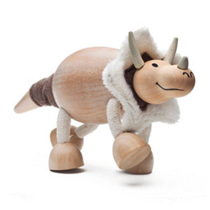 Anamalz Triceratops Wooden Toy