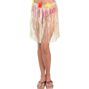 Amscan Vibrant Adult Plastic Luau Skirt 18 X 31 1 Pack Extra Comfortable Great For Tropicalthemed Celebrations Gro