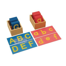 Elite Montessori Sandpaper Letters - Pink & Blue Sets