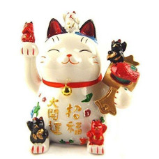 Feng Shui Lucky Cat Coin Bank For Wealth And Prosperity