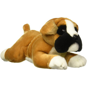 Aurora® 11" Brown Miyoni® Boxer Stuffed Animal - Lifel