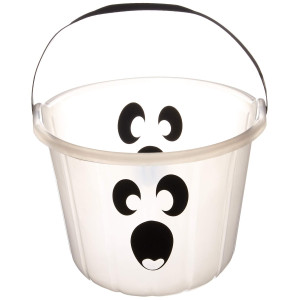 Glowinthedark Ghost Plastic Pail