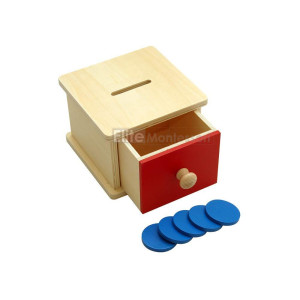 Elite Montessori Coin Box With Thicker Coins