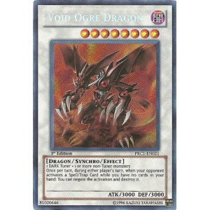 Yugioh Void Ogre Dragon Prc1En021 2012 Premium Tin 1St Edition Secret Rare