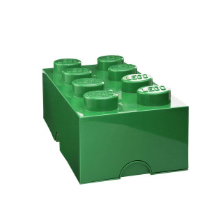 Room Copenhagen Lego Mini Box 18 X 18 X 17 In Brick 4 Dark Green