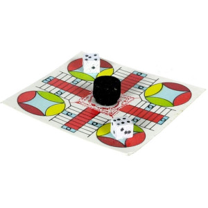 International Miniatures Dollhouse Miniature Parcheesi Board Game