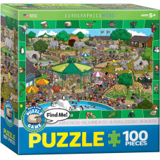 A Day At The Zoo Spot And Find Puzzle 100Piece