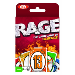 Ideal Rage Card Game - Red Standard Size Fun for All Ages