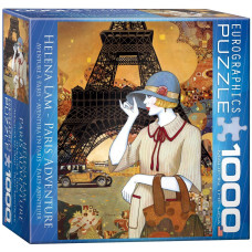 Eurographics Paris Adventure 1000Piece Puzzle Small Box Puzzle 80000517