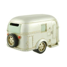 Rv Collectibles Coin Bank Silver Vintage Travel Trailer Camper 65Inch