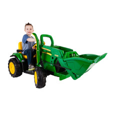 Peg Perego John Deere Ground Loader 12 Volt Ride On Green