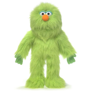 Silly Puppets 14" Green Monster Hand Puppet - Fun & Soft