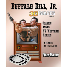 Buffalo Bill Jr Tv 1950S Western Classic Viewmaster 3 Reels 21 Pictures