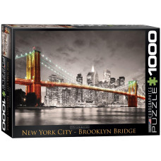 Eurographics New York City Brooklyn Bridge Puzzle 1000Piece Gray