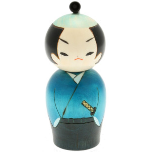 Usaburo Japanese Kokeshi Doll Yuji The Ronin