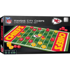 Masterpieces Family Game Nfl Kansas City Chiefs Checkers Officially Licensed Board Game For Kids Adults 13 X 21