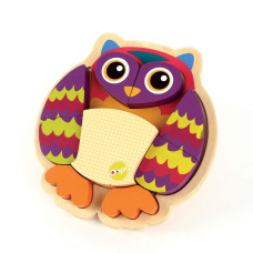 Oops Happy Puzzle Wooden Toy Puzzle For Toddlers Owl Character