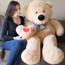 Yesbears Giant Teddy Bear Big 5 Foot Stuffed Animal Stuffed Bear Baby Shower Life Size Large Teddy For Girlfriend Wife Children