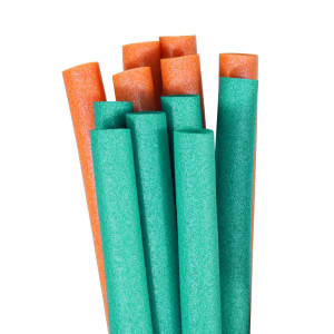 Robelle 12Pack Pool Noodles Teal And Orange