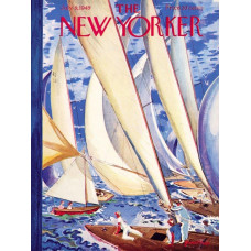 New York Puzzle Company New Yorker Regatta 1000 Piece Jigsaw Puzzle For Family Game Nights By Garrett Price