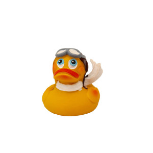 Pilot Rubber Duck Bath Toy All Natural Organic Eco Friendly Squeaker Imported From Barcelona Spain