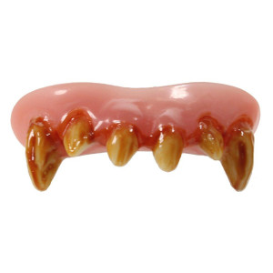 Billybob Top Set Of Creepy Werewolf Teeth With Fangs