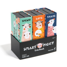 Smart Piggy Trio Bank 3In1 Moneywise Educational Piggy Bank