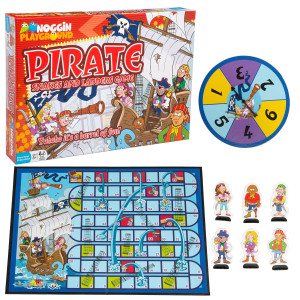 Pirates Snakes And Ladders Preschool Game No Reading Required Early Learning Basic Couting Game For Kids Ages 3 And Up For