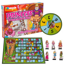 Princess Snakes And Ladders Preschool Game No Reading Required Early Learning Basic Couting Game For Kids Ages 3 And Up Fo