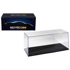 Acrylicase Clear Display Show Case For 118 Diecast Car Black Base