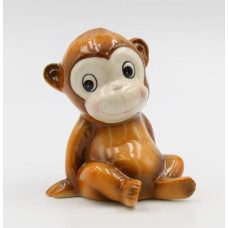 Cosmos Gifts 20913 Porcelain Monkey Piggy Bank 5 H