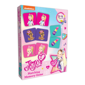 Tcg Toys Jojo Siwa Memory Matching Card Game Featuring 72 Full Color Pieces Promote And Improve Memory Sensory Developme