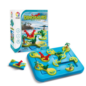 Smartgames Dinosaurs Mystic Islands Board Game A Fun Stem Focused Prehistoric Brain Game And Puzzle Game For Ages 6 And Up