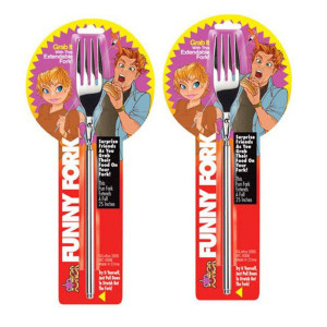 Funny Fork Telescopic Table Ware Extendable To 25 Inches 2