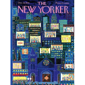 New York Puzzle Company New Yorker City Advent Calendar 1000 Piece Jigsaw Puzzle For Family Game Nights By Ilonka Karasz