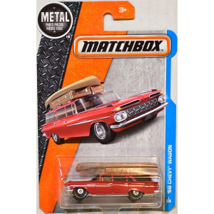 Matchbox 2017 Metal Parts Piezas 59 Chevy Wagon Red