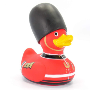 Royal Guard Rubber Duck By Bud Ducks Elegant Gift Packaging God Save The Queen Child Safe Collectable