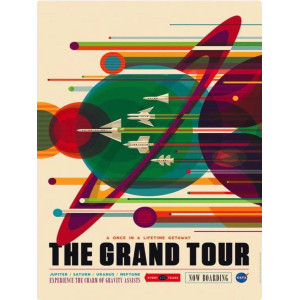 New York Puzzle Company Nasa The Grand Tour 1000 Piece Jigsaw Puzzle For Family Game Nights By Invisible Creature