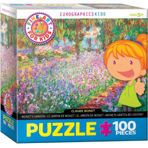 Eurographics Monets Garden By Claude Monet 100Piece Puzzle Multi