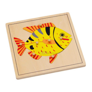 Elite Montessori Fish Puzzle Preschool Learning Material