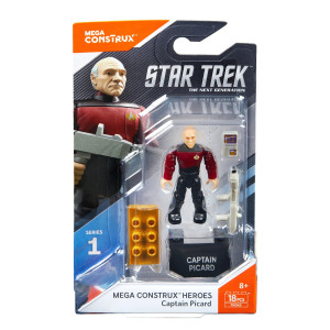 Mega Construx Heroes Captain Picard Building Set